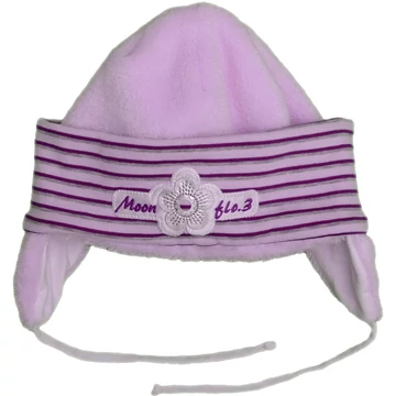 Kötős, füles, téli, pihe-puha wellsoft sapka virág mintával (Méret: 0-4) Kötős, füles, téli, pihe-puha wellsoft sapka virág mintával (Méret: 0-4)