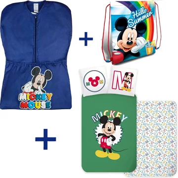 3 részes Disney Mickey ovis szett kék ovis zsákkal, Mickey hátizsákos tornazsákkal és Mickey egér mintás ovis ágyneműhuzattal. 3 részes Disney Mickey ovis szett kék ovis zsákkal, Mickey hátizsákos tornazsákkal és Mickey egér mintás ovis ágyneműhuzattal.