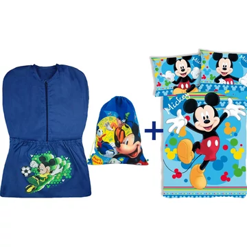 3 részes Disney Mickey ovis szett focis mintájú ovis zsákkal, "Mickey és Barátai" Mickey tornazsákkal és vidám Mickey egeres ovis ágyneműhuzattal. 3 részes Disney Mickey ovis szett focis mintájú ovis zsákkal, "Mickey és Barátai" Mickey tornazsákkal és vidám Mickey egeres ovis ágyneműhuzattal.