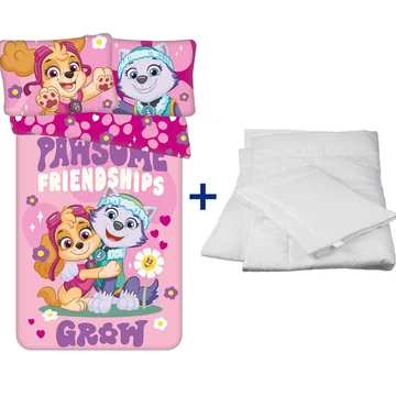 Mancs őrjárat ovis ágynemű szett gyerekeknek, 100x135, 40x60 cm