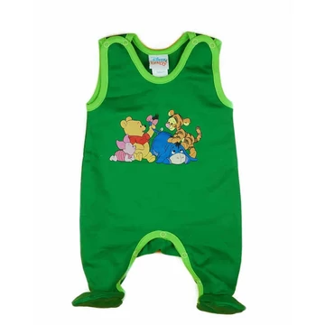 Belül bolyhos ujjatlan rugdalózó Micimackó és barátai mintával