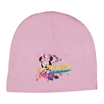 Vékony kislány baba sapka Minnie mintával Vékony kislány baba sapka Minnie mintával