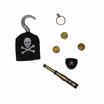 Kalóz gyerek jelmez távcsővel