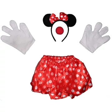 4 részes Minnie egér gyerek jelmez. 4 részes Minnie egér gyerek jelmez.