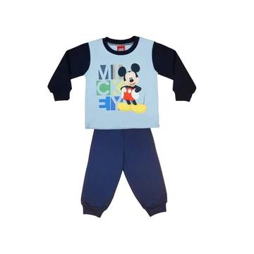Disney Mickey mintás fiú pizsama felirattal Disney Mickey mintás fiú pizsama felirattal