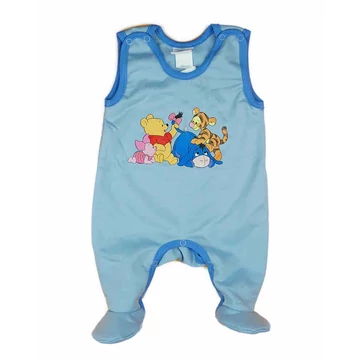 Belül bolyhos ujjatlan rugdalózó Micimackó és barátai mintával