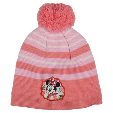 Bojtos kötött sapka Minnie egér mintával Bojtos kötött sapka Minnie egér mintával