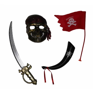 Kalóz gyerek jelmez álarcal