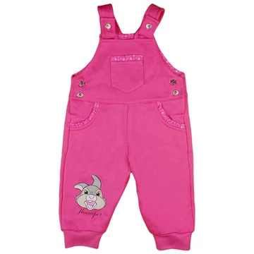 Belül bolyhos baba kertésznadrág Thumper nyuszi mintával