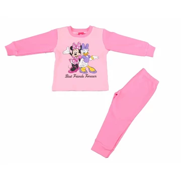 Kislány pamut pizsama Minnie egér mintával Kislány pamut pizsama Minnie egér mintával