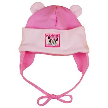 Disney Minnie fülvédős, megkötős baba sapka Disney Minnie fülvédős, megkötős baba sapka