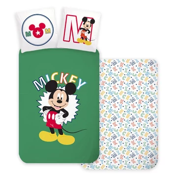 Disney Mickey Letters gyerek, ovis ágyneműhuzat 100×135 cm, 40×60 cm Disney Mickey Letters gyerek, ovis ágyneműhuzat 100×135 cm, 40×60 cm