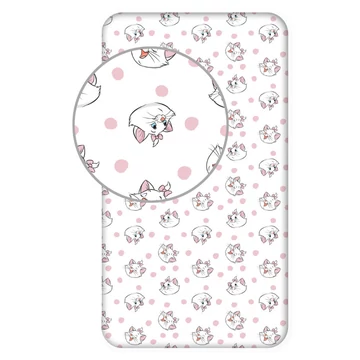 Disney Marie cica Gentle gumis lepedő 90x200 cm Disney Marie cica Gentle gumis lepedő 90x200 cm