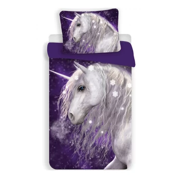 Unikornis Purple gyerek, ovis ágyneműhuzat 100×135 cm, 40×60 cm Unikornis Purple gyerek, ovis ágyneműhuzat 100×135 cm, 40×60 cm