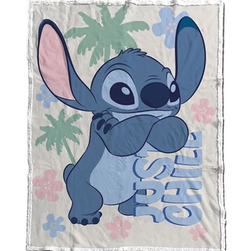 Disney Lilo és Stitch, A csillagkutya Just Chill sherpa takaró 130x170cm Disney Lilo és Stitch, A csillagkutya Just Chill sherpa takaró 130x170cm
