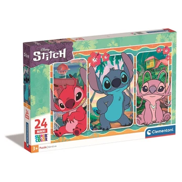 Disney Lilo és Stitch, A csillagkutya Evile 24 db-os maxi puzzle Clementoni Disney Lilo és Stitch, A csillagkutya Evile 24 db-os maxi puzzle Clementoni