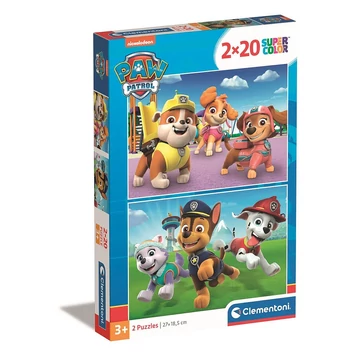 Mancs Őrjárat Playground 2x20 db-os puzzle Clementoni Mancs Őrjárat Playground 2x20 db-os puzzle Clementoni