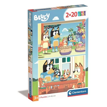 Bluey Family Time 2x20 db-os puzzle Clementoni Bluey Family Time 2x20 db-os puzzle Clementoni
