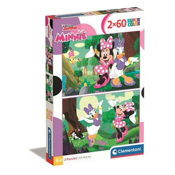 Disney Minnie Cuckoo-Loca and Figaro 2x60 db-os puzzle Clementoni Disney Minnie Cuckoo-Loca and Figaro 2x60 db-os puzzle Clementoni