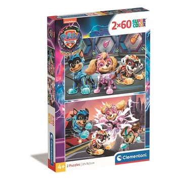 Mancs Őrjárat Mighty 2x60 db-os puzzle Clementoni Mancs Őrjárat Mighty 2x60 db-os puzzle Clementoni