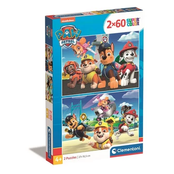 Mancs Őrjárat Squad 2x60 db-os puzzle Clementoni Mancs Őrjárat Squad 2x60 db-os puzzle Clementoni