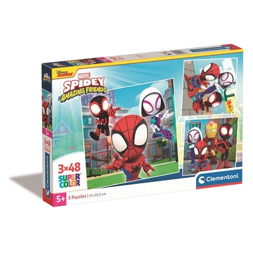 Pókember Spidey 3x48 db-os puzzle Clementoni Pókember Spidey 3x48 db-os puzzle Clementoni