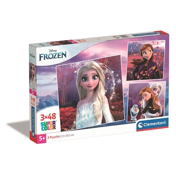 Disney Jégvarázs Bond 3x48 db-os puzzle Clementoni Disney Jégvarázs Bond 3x48 db-os puzzle Clementoni