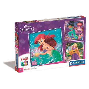 Disney Hercegnők Ariel 3x48 db-os puzzle Clementoni Disney Hercegnők Ariel 3x48 db-os puzzle Clementoni