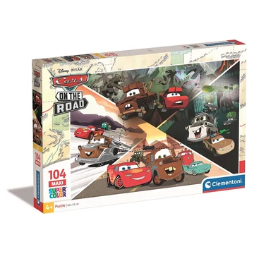 Disney Verdák  Mater's Tall Tales 104 db-os maxi puzzle Clementoni Disney Verdák  Mater's Tall Tales 104 db-os maxi puzzle Clementoni