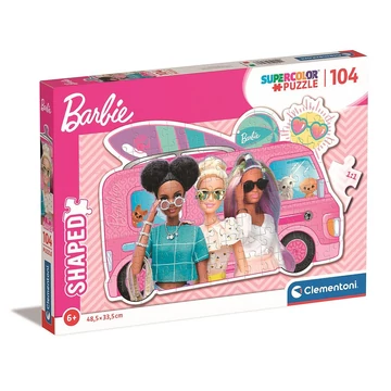 Barbie Car 104 db-os forma puzzle Clementoni Barbie Car 104 db-os forma puzzle Clementoni