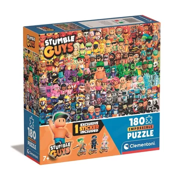 Stumble Guys Every Character 180 db-os Impossible puzzle Clementoni Stumble Guys Every Character 180 db-os Impossible puzzle Clementoni