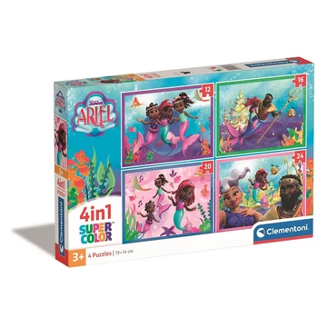 Disney Hercegnők Junior Ariel 4 az 1-ben puzzle Clementoni Disney Hercegnők Junior Ariel 4 az 1-ben puzzle Clementoni