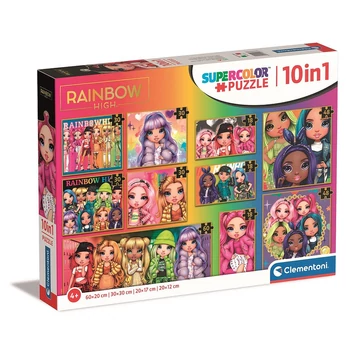 Rainbow High Personalities 10 az 1-ben puzzle Clementoni Rainbow High Personalities 10 az 1-ben puzzle Clementoni