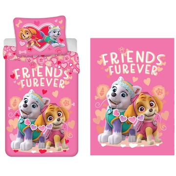 Mancs Őrjárat Friends Furever gyerek, ovis ágyneműhuzat és polár takaró szett Mancs Őrjárat Friends Furever gyerek, ovis ágyneműhuzat és polár takaró szett