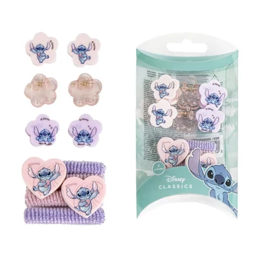 Disney Lilo és Stitch, A csillagkutya Alien Heart hajcsat, hajgumi szett dobozban Disney Lilo és Stitch, A csillagkutya Alien Heart hajcsat, hajgumi szett dobozban
