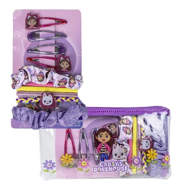 Gabi babaháza Purrrple hajcsat, hajgumi szett Gabi babaháza Purrrple hajcsat, hajgumi szett