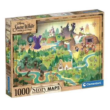 Mesetérkép Snow White 1000 db-os puzzle Clementoni Mesetérkép Snow White 1000 db-os puzzle Clementoni