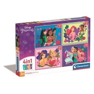 Disney Hercegnők Whimsical 4 az 1-ben puzzle Clementoni Disney Hercegnők Whimsical 4 az 1-ben puzzle Clementoni