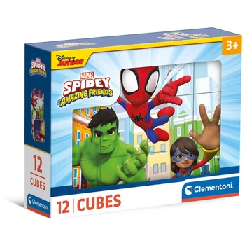 Pókember Spidey mesekocka 12 db-os Clementoni Pókember Spidey mesekocka 12 db-os Clementoni