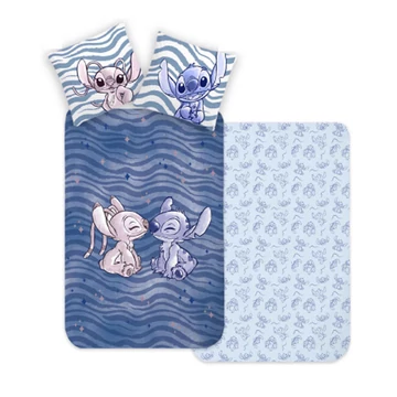 Disney Lilo és Stitch, A csillagkutya Wave gyerek, ovis ágyneműhuzat 100×135 cm, 40×60 cm Disney Lilo és Stitch, A csillagkutya Wave gyerek, ovis ágyneműhuzat 100×135 cm, 40×60 cm