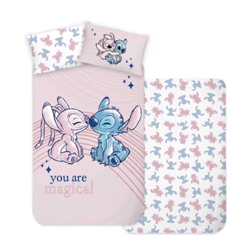 Disney Lilo és Stitch, A csillagkutya Magical gyerek, ovis ágyneműhuzat 100×135 cm, 40×60 cm Disney Lilo és Stitch, A csillagkutya Magical gyerek, ovis ágyneműhuzat 100×135 cm, 40×60 cm