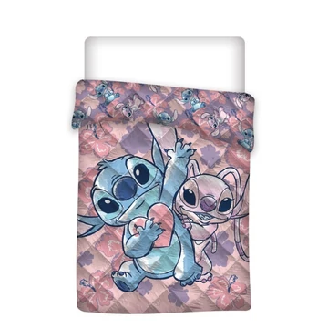 Disney Lilo és Stitch, A csillagkutya Heart steppelt ágytakaró, paplan 140x200cm Disney Lilo és Stitch, A csillagkutya Heart steppelt ágytakaró, paplan 140x200cm