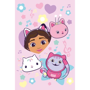 Gabi babaháza Music polár takaró 100x150cm Gabi babaháza Music polár takaró 100x150cm