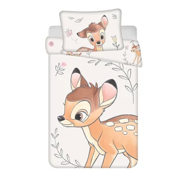 Disney Bambi Beige gyerek, ovis ágyneműhuzat 100×135cm, 40×60 cm Disney Bambi Beige gyerek, ovis ágyneműhuzat 100×135cm, 40×60 cm