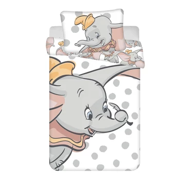 Disney Dumbo Dots gyerek, ovis ágyneműhuzat 100×135cm, 40×60 cm Disney Dumbo Dots gyerek, ovis ágyneműhuzat 100×135cm, 40×60 cm