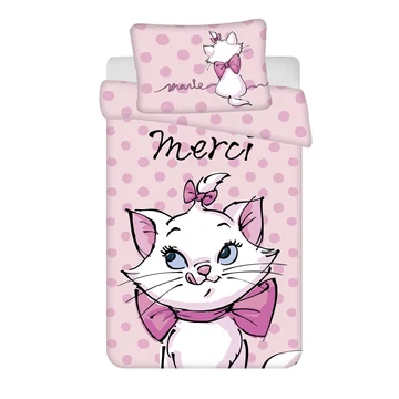 Disney Marie cica Merci gyerek, ovis ágyneműhuzat 100×135 cm, 40×60 cm Disney Marie cica Merci gyerek, ovis ágyneműhuzat 100×135 cm, 40×60 cm