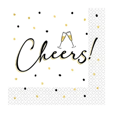 Cheers Dots szalvéta 16 db-os 33x33 cm