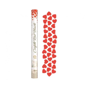 Szerelem Red Hearts konfetti kilövő 60 cm Szerelem Red Hearts konfetti kilövő 60 cm