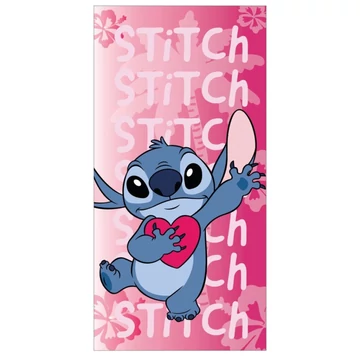 Disney Lilo és Stitch, A csillagkutya Pink Heart fürdőlepedő, strand törölköző 70x140cm (Fast Dry) Disney Lilo és Stitch, A csillagkutya Pink Heart fürdőlepedő, strand törölköző 70x140cm (Fast Dry)