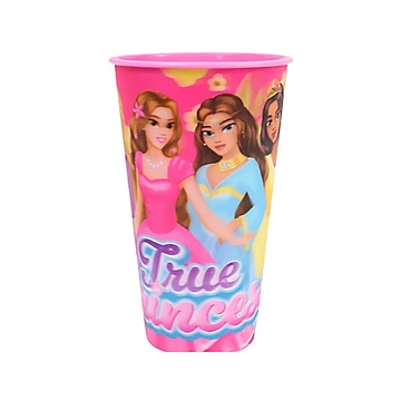 Hercegnők True 3D hatású műanyag pohár 480 ml Hercegnők True 3D hatású műanyag pohár 480 ml